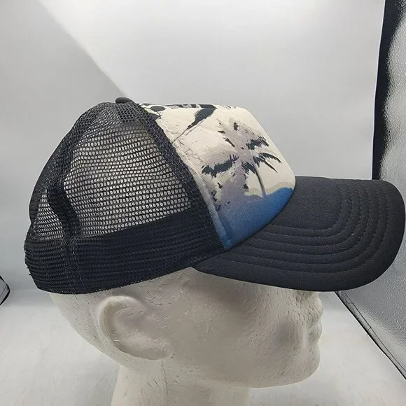 Oakley Classic High Snap Tropical Trucker Hat Casual Outdoors Lightweight Summer